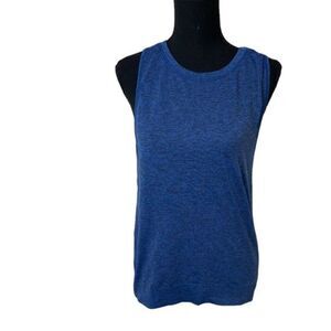 #124 LULULEMON blue mesh vest style tank